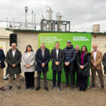Los consejeros Ordeig y Sàmper durante su visita a La Noguera Renovables