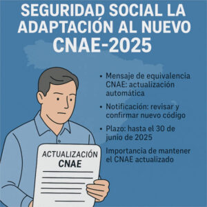 Si usted es autónomo tiene que saber cuál es su nuevo CNAE-2025