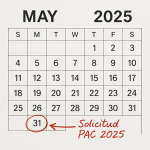 El MAPA amplía hasta el 31 de mayo el plazo de solicitud PAC 2025