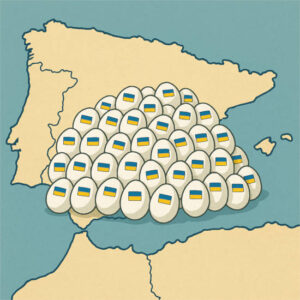 Las exportaciones de huevos de Ucrania crecen un 82 % y España lidera las compras
