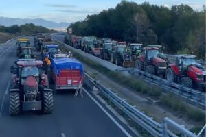 Jornada de tractoradas contra Mercosur en varios puntos de España
