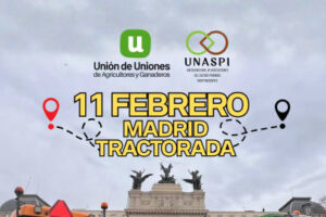 Se esperan más de 1.500 tractores en Madrid tras el acuerdo entre UdU y UNASPI