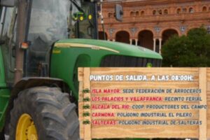 Sevilla reúne hoy a miles de agricultores y cientos de tractores
